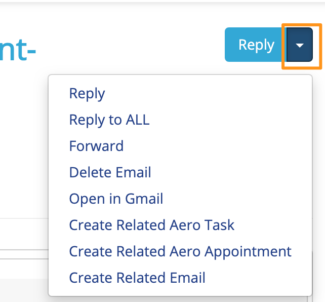 Reply otions